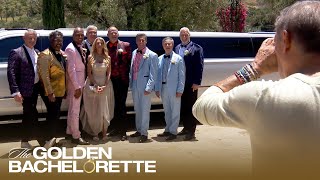 ‘The Golden Bachelorette’ Men Get Emotional Watching Home Videos with Joan Vassos [upl. by Meer881]