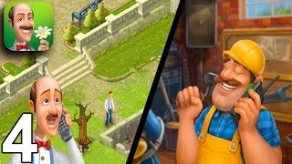 GARDENSCAPES NEW ACRES Walkthrough Gameplay Part 4  Day 4 iOS Android [upl. by Ydnic580]