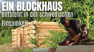 Ein Blockhaus entsteht in der schwedischen Einsamkeit [upl. by Xel]