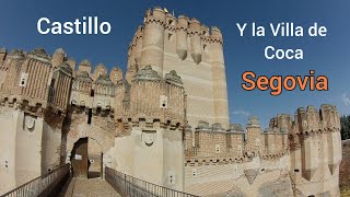 4k 🇪🇸Segovia Visiting the beautiful and magical castle of Coca in Segovia [upl. by Townsend463]