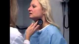 Carotid Artery palpation and auscultation short [upl. by Otreblaug460]