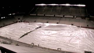 Boston College Alumni Stadium Bubble Time Lapse [upl. by Dare99]