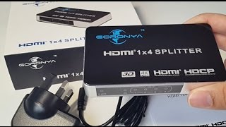 The Best 4 Port HDMI Splitter by Goronya [upl. by Savannah831]