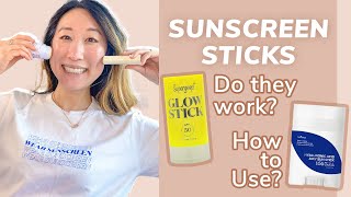 Dermatologist Reviews SUNSCREEN STICKS Do they work and should we use them [upl. by Cis185]