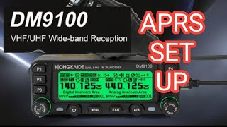 HONGKAIDE DM9100  APRS Analogue SET UP [upl. by Qidas]