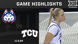 Houston Christian vs TCU Game Highlights  202425 Big 12 Women’s Basketball [upl. by Lussier868]