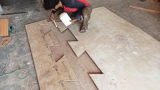 Wardrobe की back के लिए प्लाईवुड कैसे बनाते है  how to joint 8×6 plywood for cupboard back side [upl. by Sapienza]