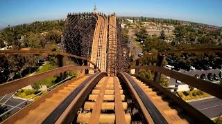 GhostRider Wooden Roller Coaster POV HD 1080p Knotts Berry Farm [upl. by Largent298]