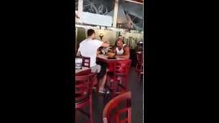 SHANNON BRIGGS Eats Wladimir klitschko pasta lunch And look what happens [upl. by Irtimd897]