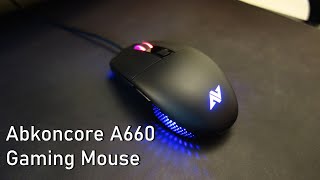 Abkoncore A660 overview Budget gaming mouse [upl. by Selrac803]