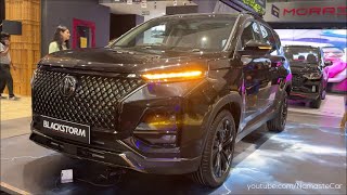 MG Hector Blackstorm CVT Sharp Pro 2024 ₹212 lakh  Reallife review [upl. by Nowaj682]