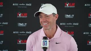 Rory McIlroy is going to make a big change in 2025 Interview 2024 Tour Championship © PGA Tour [upl. by Atteuqram]