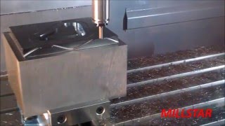 MILLSTAR USA  Quad Force Machining w QFM0375HSN [upl. by Annaigroeg199]