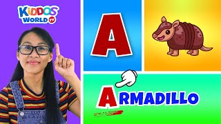 Learning the ABC Animals  Teaching Alphabet Animal Names and Fun Facts to Kids [upl. by Hooper]