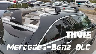 Montage des Dachtragers Thule Wingbar Edge Mercedes GLC [upl. by Ragen]