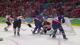 Canada 32 Slovakia  Mens Ice Hockey SemiFinal  Vancouver 2010 Winter Olympics [upl. by Colis]