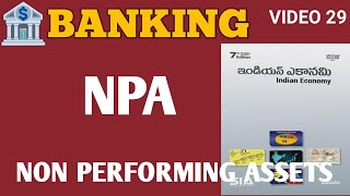 BANKINGNON PERFORMING ASSETSINDIAN ECONOMYAPPSC TSPSC GROUP 123RRB NTPC ALP RPFDSC POLICE CGL [upl. by Nylareg]