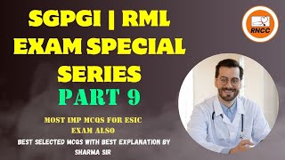 PART 9  SGPGI Exam Special Video Series by Sharma Sir rnccnursingcoaching sgpgi rmllucknow rncc [upl. by Erwin]