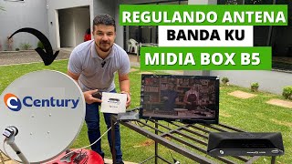 Como regular antena banda ku nova parabolica com midiabox b5 century starone c2 [upl. by Cirilo]