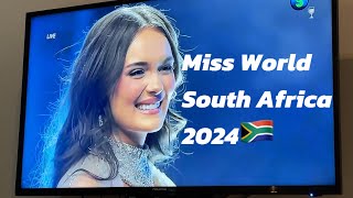 Miss World South Africa 2024 Full show🇿🇦  Live Reaction [upl. by Ativel837]