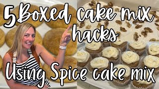 5 Amazing SPICE CAKE MIX RECIPES that will Blow Your MIND  DoctoredUp Box Cake Mix Recipes [upl. by Kile]