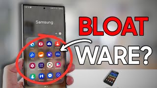 Are Samsung Apps REALLY Bloatware [upl. by Nylarej]