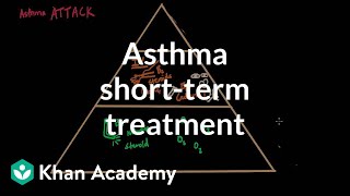 Asthma shortterm treatments  Respiratory system diseases  NCLEXRN  Khan Academy [upl. by Anivle359]