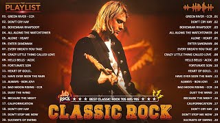 Classic Rock Songs 70s 80s 90s Full Album 🔥 Queen U2 Guns N Roses Aerosmith Scorpions [upl. by Leiuqese]