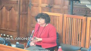 Intervento di Antonella Mularoni sui compensi ai membri della Commissioni Esport [upl. by Orr]