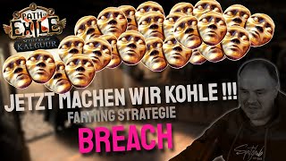 Path of Exile  🔥 FARMING STRATEGY  Breach  46 DIVINE pro Stunde [upl. by Ahsekram]