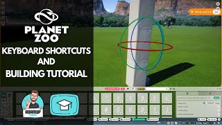 Planet Zoo Keyboard Shortcuts And Building Tricks YOU Need To Know  step by step tutorial [upl. by Epuladaug443]