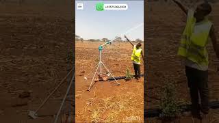 Sprinkler irrigation 2024yuzuak jet 50 rain gun tast agribusiness kilimo irrigationtzfarming [upl. by Ahtnamys234]