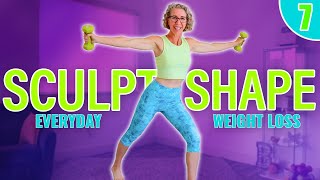 7️⃣ Get IN SHAPE over 50 with Hand Weights at Home [upl. by Anora]