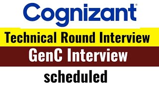 Cognizant GenC Programmer Trainee Interview Scheduled [upl. by Alakcim40]