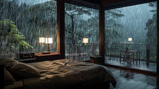 SOFT RAIN Sound for Sleeping in Bedroom  Sleep and Relaxation Meditation [upl. by Riana]