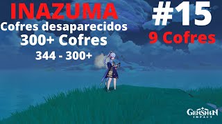 Genshin impact Todos los cofres de Inazuma 15 Cofres perdidos primeras 3 islas 344  540 [upl. by Karyn]