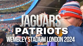 JAGUARS VS PATRIOTS  NFL  WEMBLEY STADIUM LONDON 2024 [upl. by Eiramave]