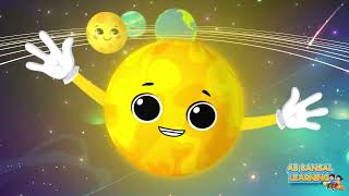 Solar System Hindi Rhymes Ab Bansal Learning kidsvideo rhymes kids solarsystem science [upl. by Fiedling985]