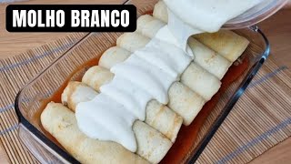 MOLHO BRANCO  RECEITAS SENSACIONAIS [upl. by Eudora]