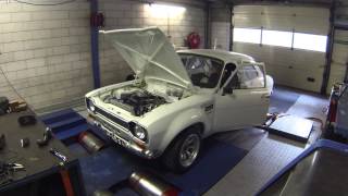 Ford Escort Mk1 Duratec engine dyno KMS MP25 [upl. by Marka]