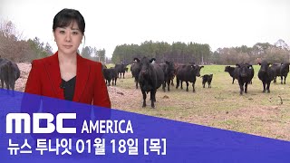 미국 폭풍 강타 피해속출quot황소까지 날아가quot  MBC AMERICA 2024년 1월 18일 [upl. by Nylhtiak]