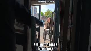 Shoplifter Vs Security Guard England [upl. by Willms]