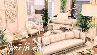 Luxurious Apartment 🥂 The Sims 4 Modern Luxe Kit  Speed Build  No CC [upl. by Claus]