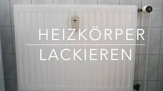 Heizung richtig streichen Anleitung [upl. by Oned]