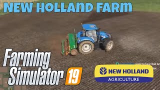 Farming Simulator 19  New Holland Farm Felsbrunn Ep 2  Youve planted the wrong crop [upl. by Adnowal]