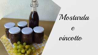 MOSTARDA DUVA E VINCOTTO RICETTA TRADIZIONALE PUGLIESEgrape mostadra and cooked wine Apulian recipe [upl. by Aneej]