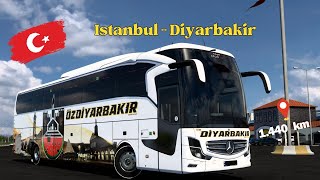 ETS 2  MercedesBenz 2022 Travego  Yozgat  Malatya  Part 4 [upl. by Merras]