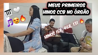 Meus Primeiros Hinos CCB no Órgão 🎶❤️Adriana Evaristo em ARIQUEMES RONDÔNIA ccb louvor organista [upl. by Allenod]