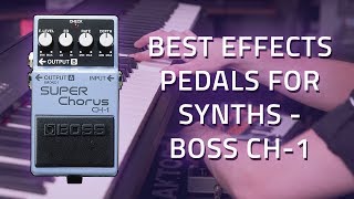 BOSS CH1 Super Chorus on a synth and keyboard [upl. by Ireva93]