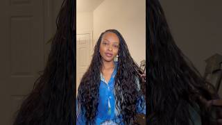 Easy protective style  crochet boho locs naturalhair locs boholocs protectivestyles [upl. by Nette]